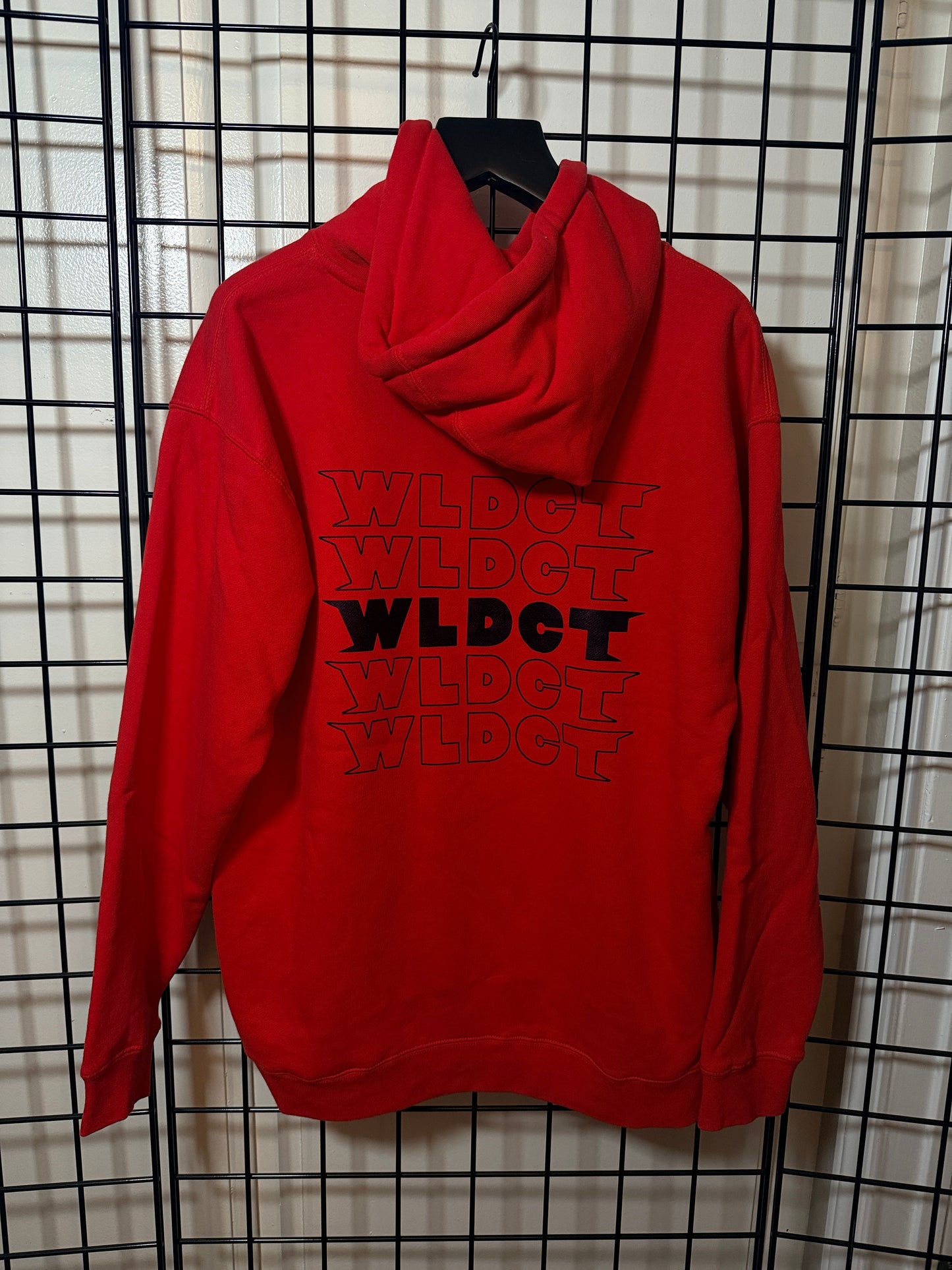 WLDCT Red Fleece Record Scratch Hoodie