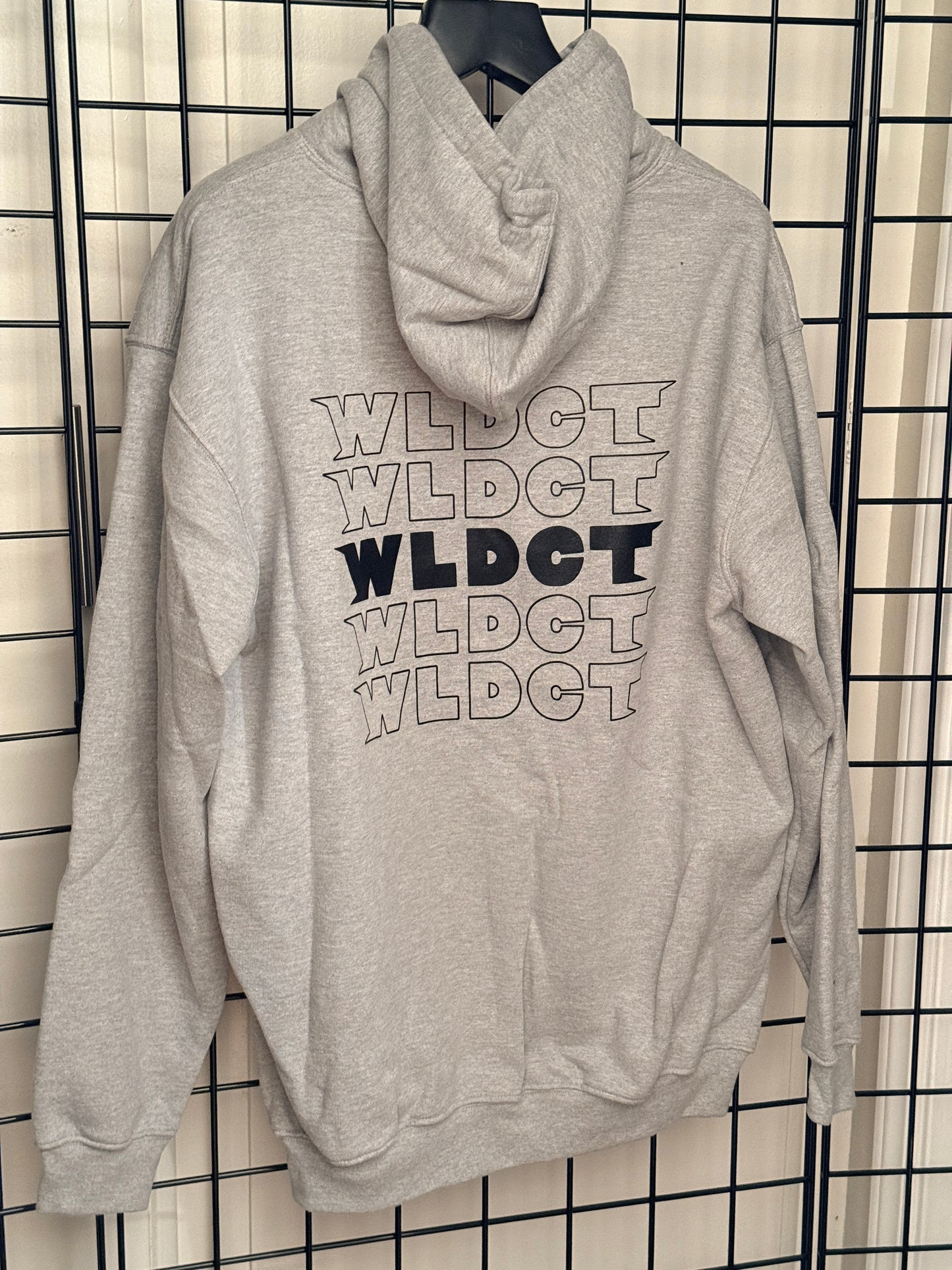 WLDCT Heather Grey Fleece Record Scratch Hoodie