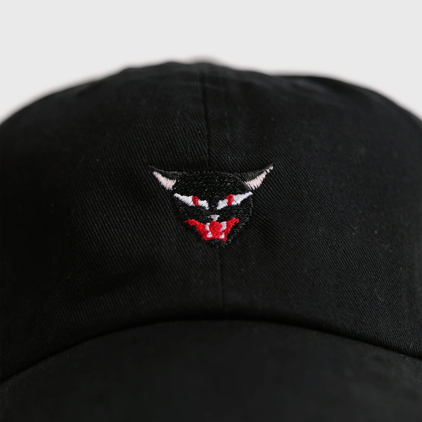 Black WLDCT Cat Head Premium Dad Hat