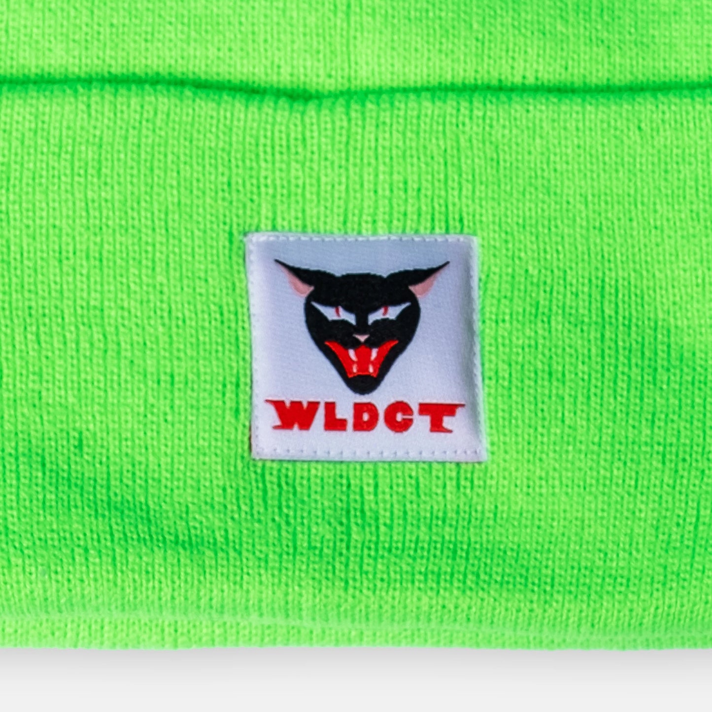 Highlighter Neon Green WLDCT x Luke Thomas 'Cathartt' Beanie