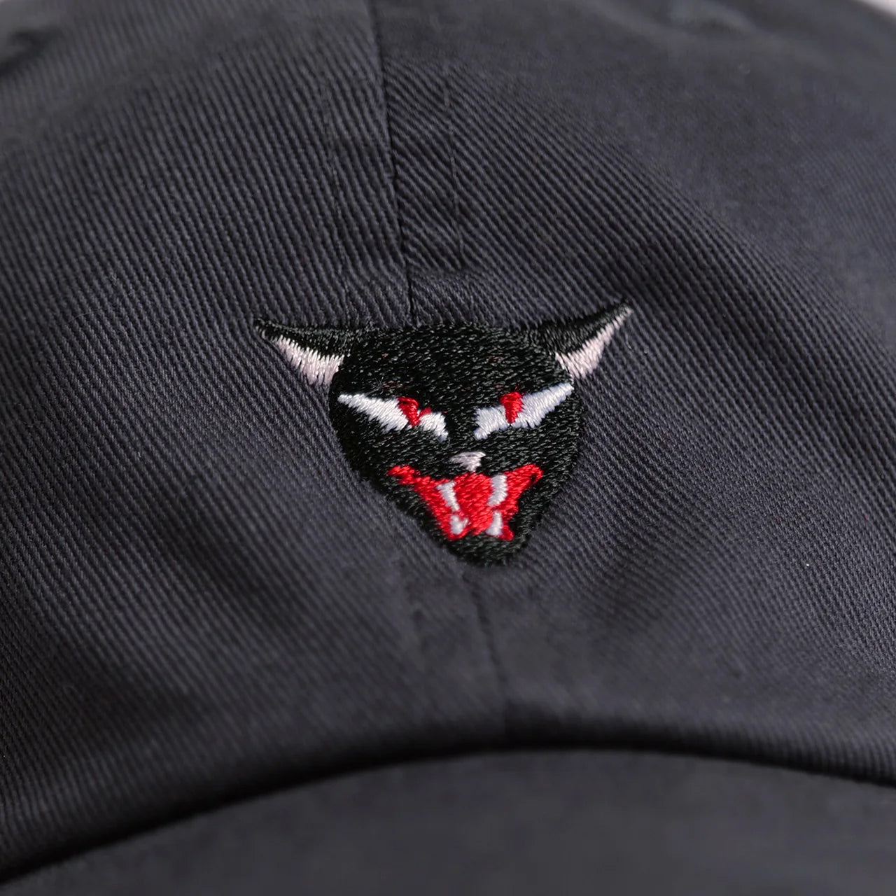 Charcoal WLDCT Cat Head Premium Dad Hat