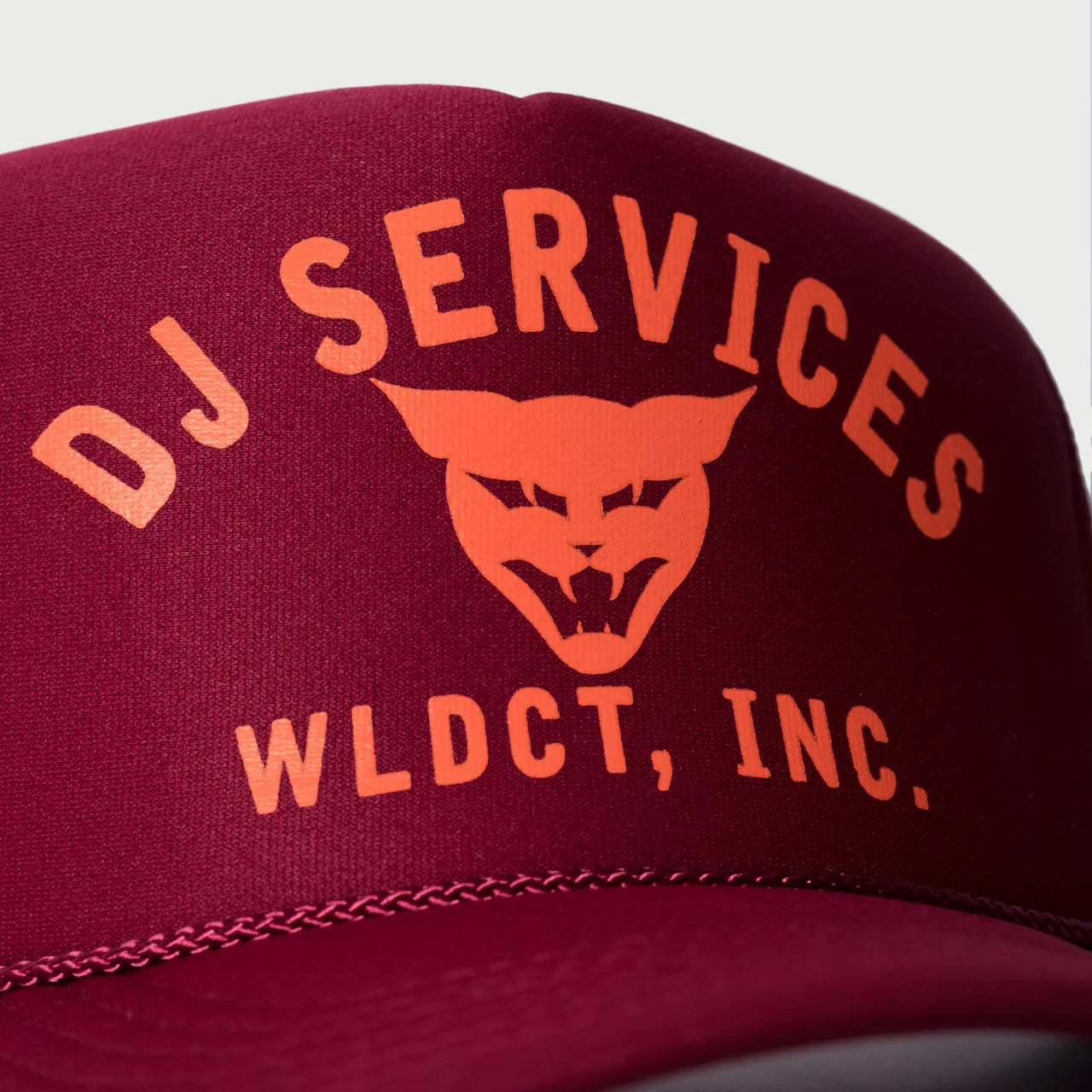 Maroon x Orange WLDCT Trucker Hat
