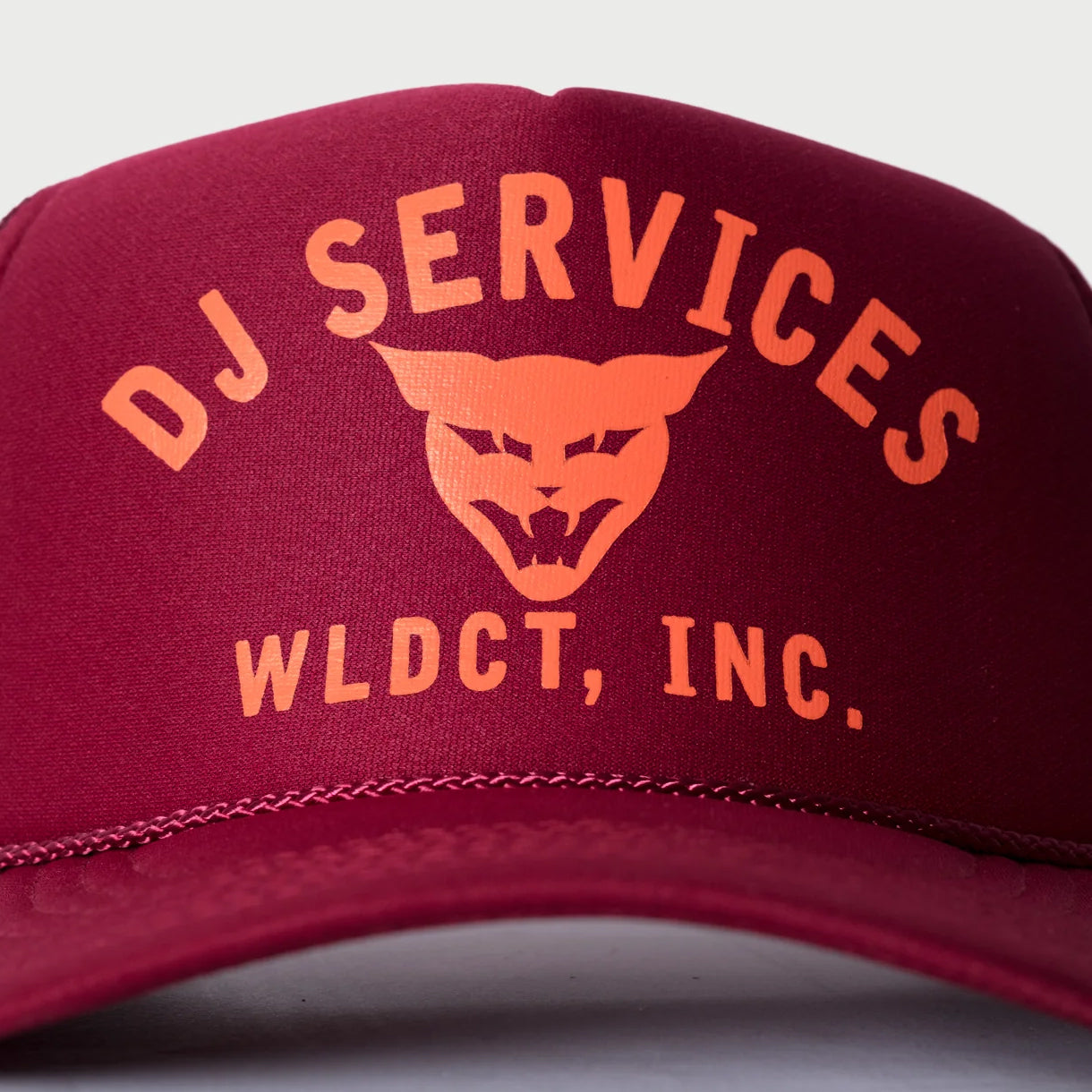 Maroon x Orange WLDCT Trucker Hat