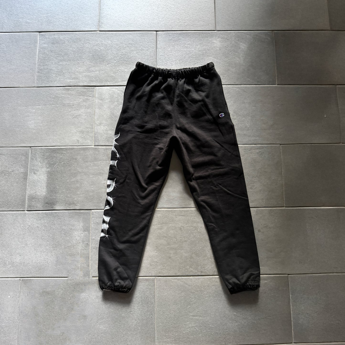 WLDCT Chrome Biker Logo Sweat Pants