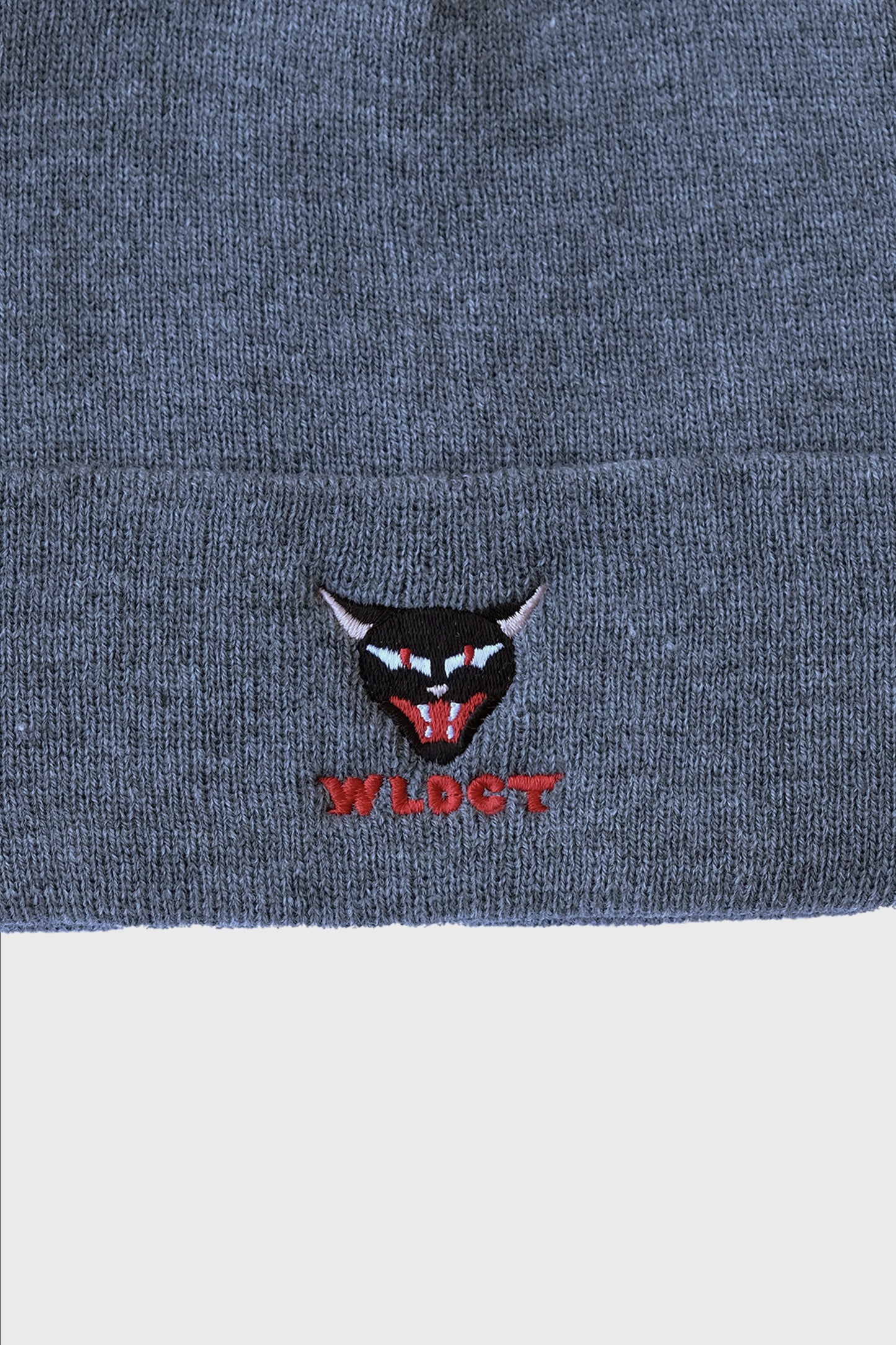 Charcoal Heather WLDCT x Luke Thomas Embroidery Beanie