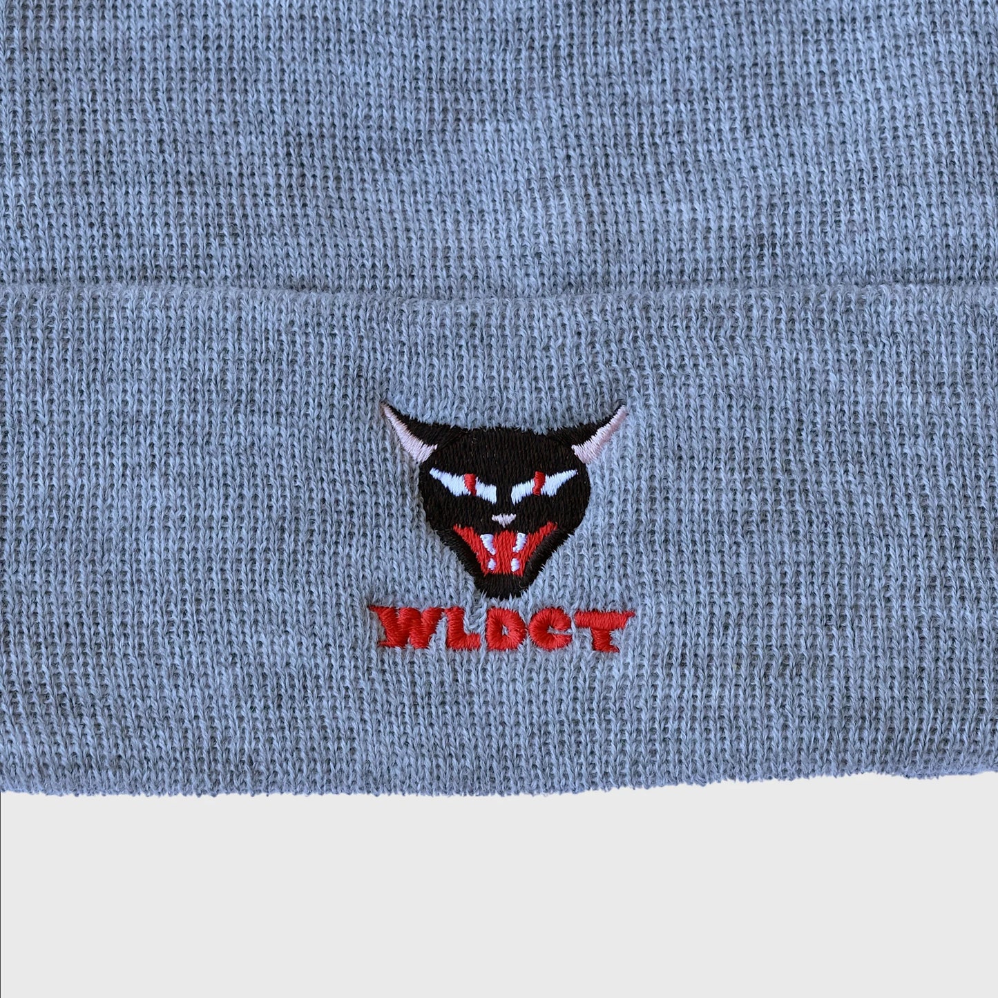Heather Grey WLDCT x Luke Thomas Embroidery Beanie