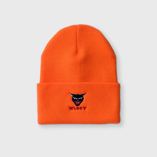 Highlighter Orange WLDCT x Luke Thomas Embroidery Beanie