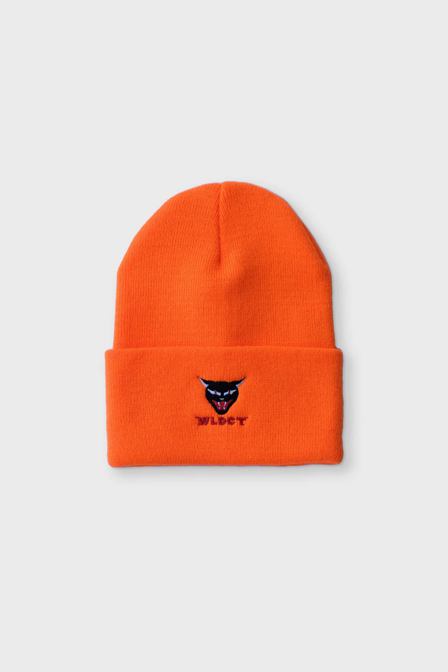 Highlighter Orange WLDCT x Luke Thomas Embroidery Beanie