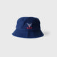 Navy x Grey WLDCT Embroidered Bucket Hat