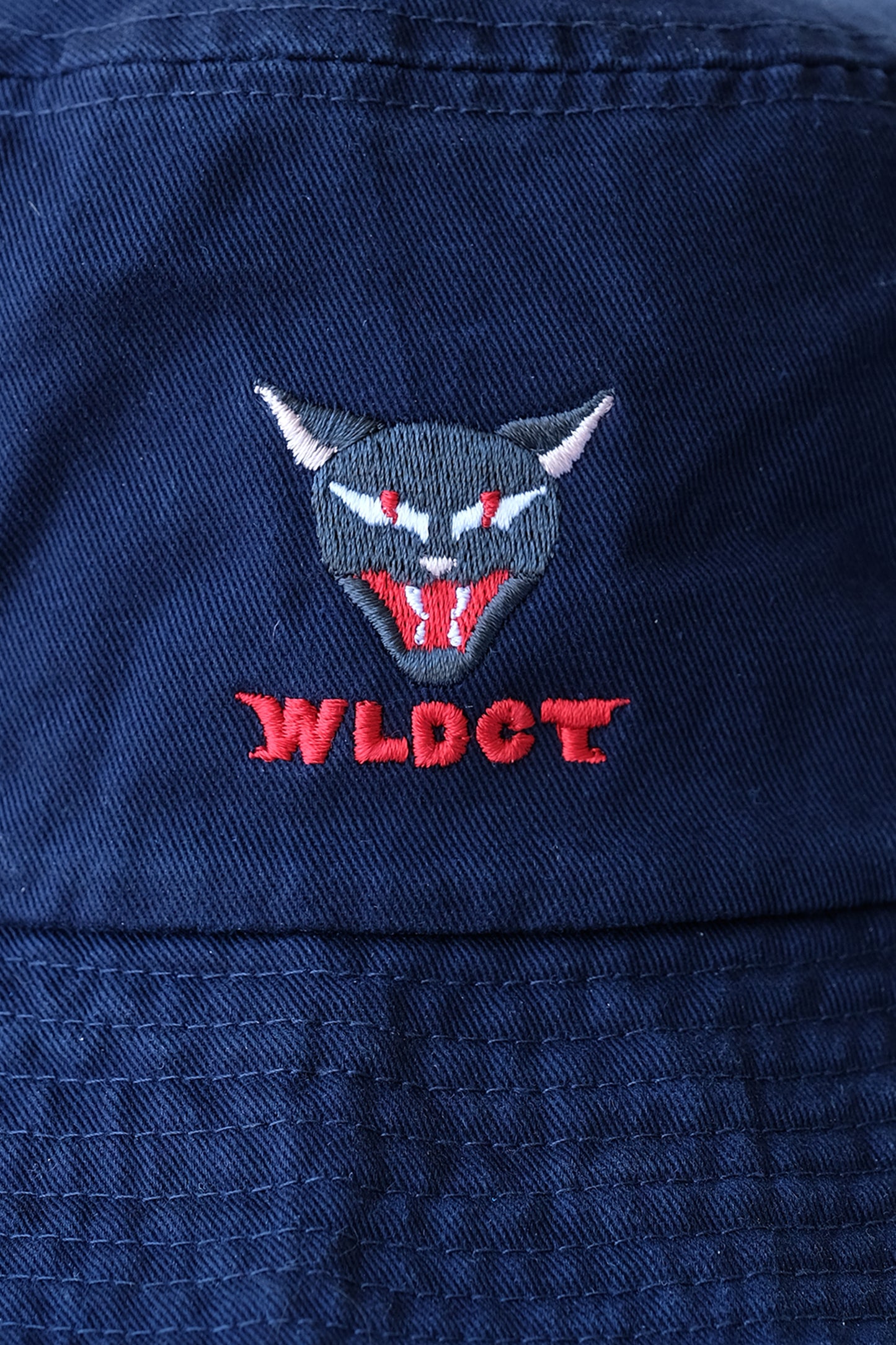 Navy x Grey WLDCT Embroidered Bucket Hat