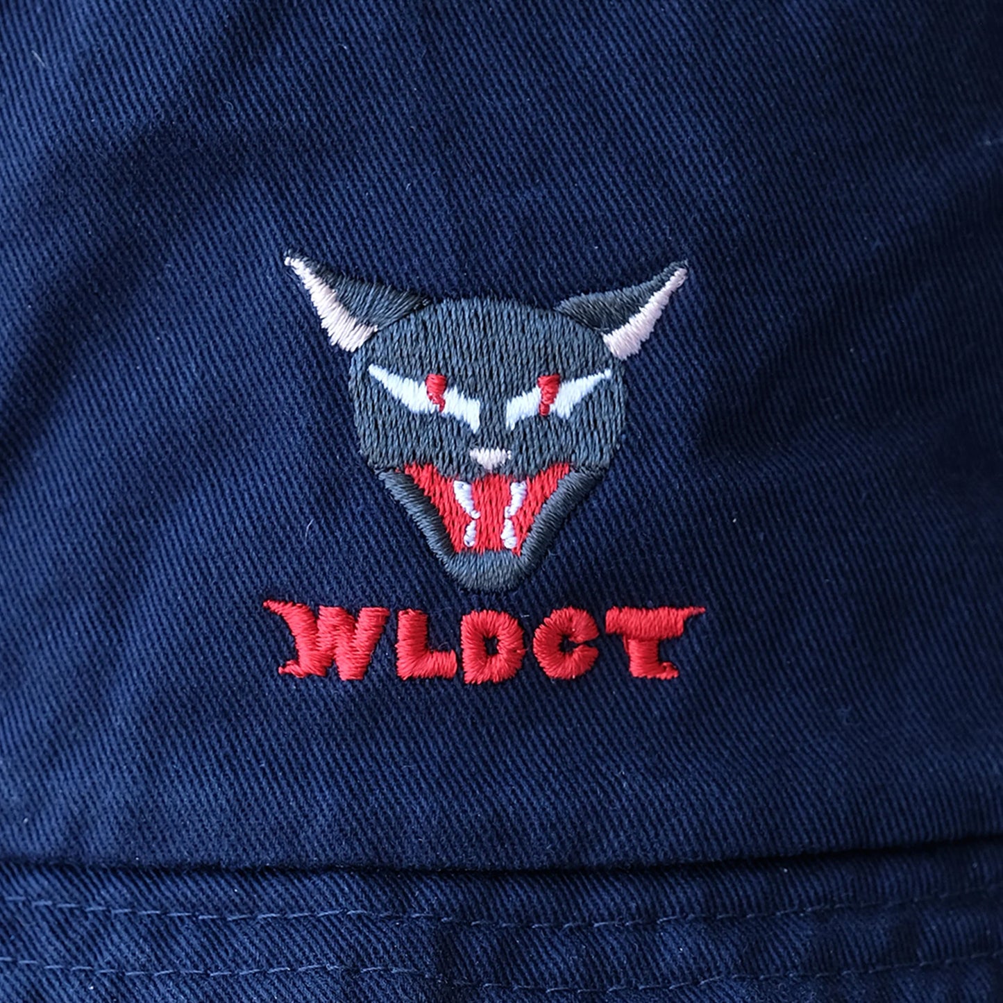 Navy x Grey WLDCT Embroidered Bucket Hat
