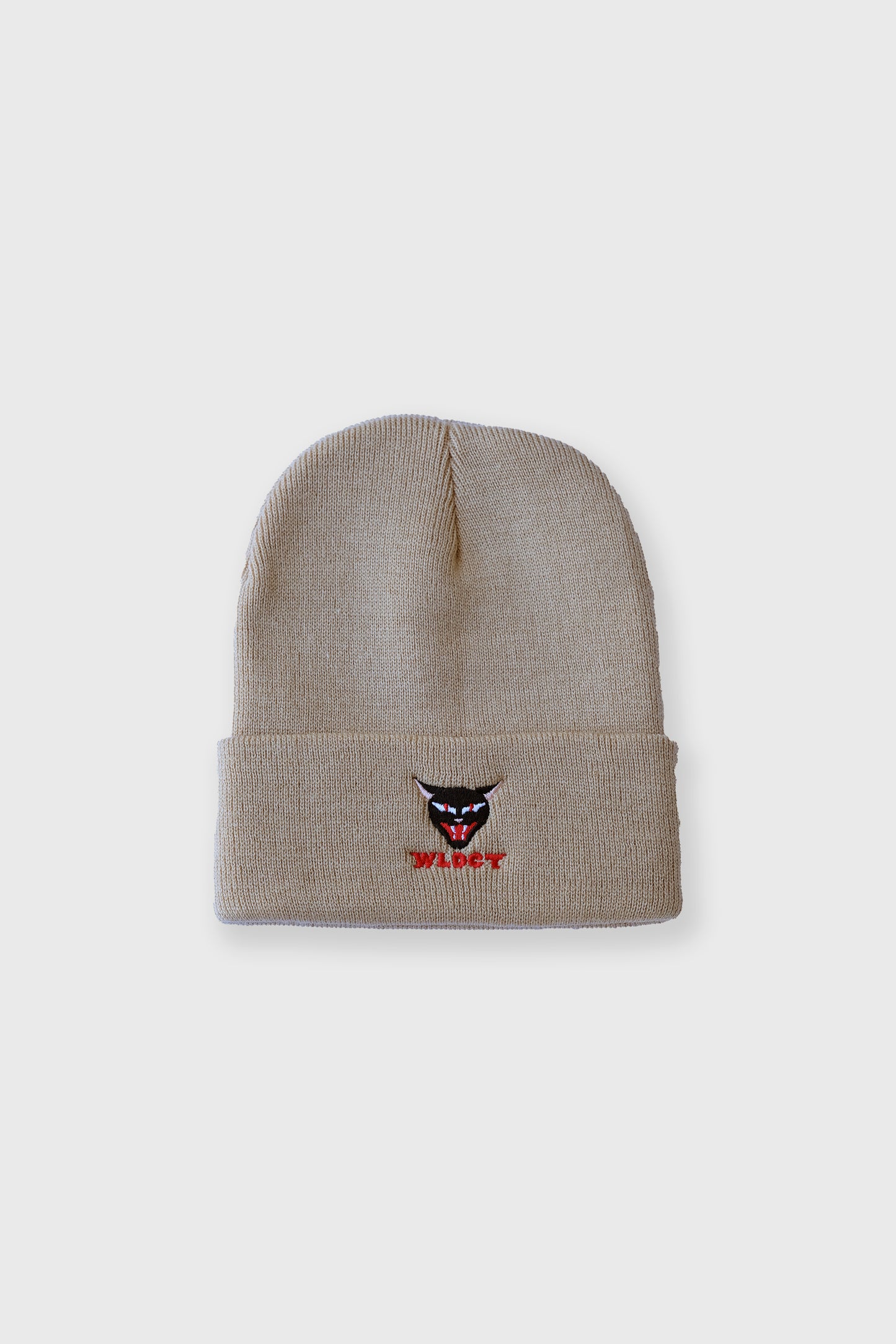 Tan WLDCT x Luke Thomas Embroidery Beanie