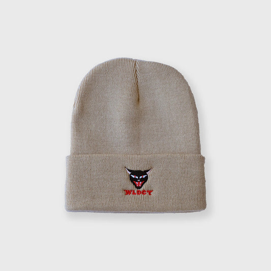 Tan WLDCT x Luke Thomas Embroidery Beanie