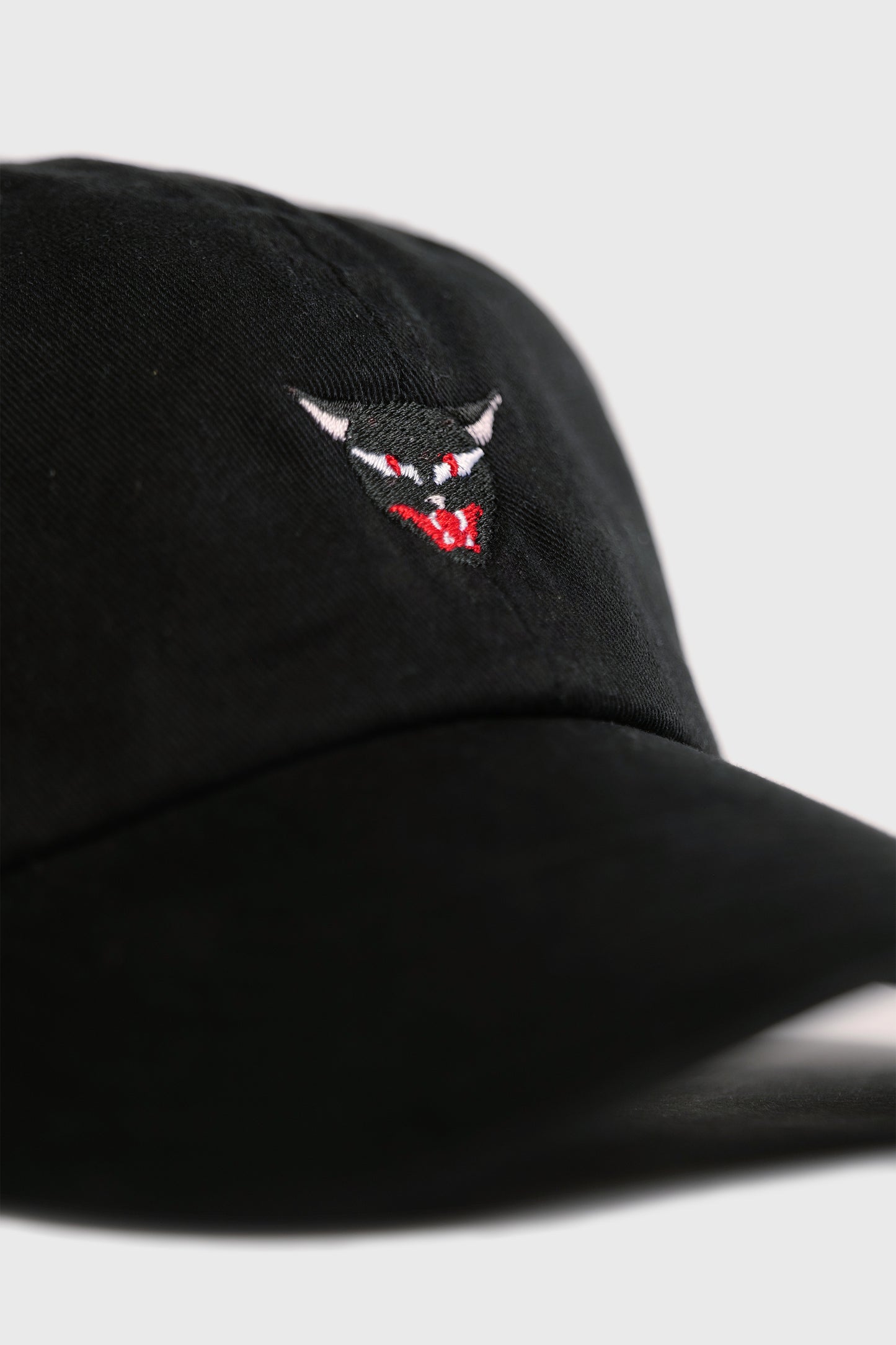 Black WLDCT Cat Head Premium Dad Hat