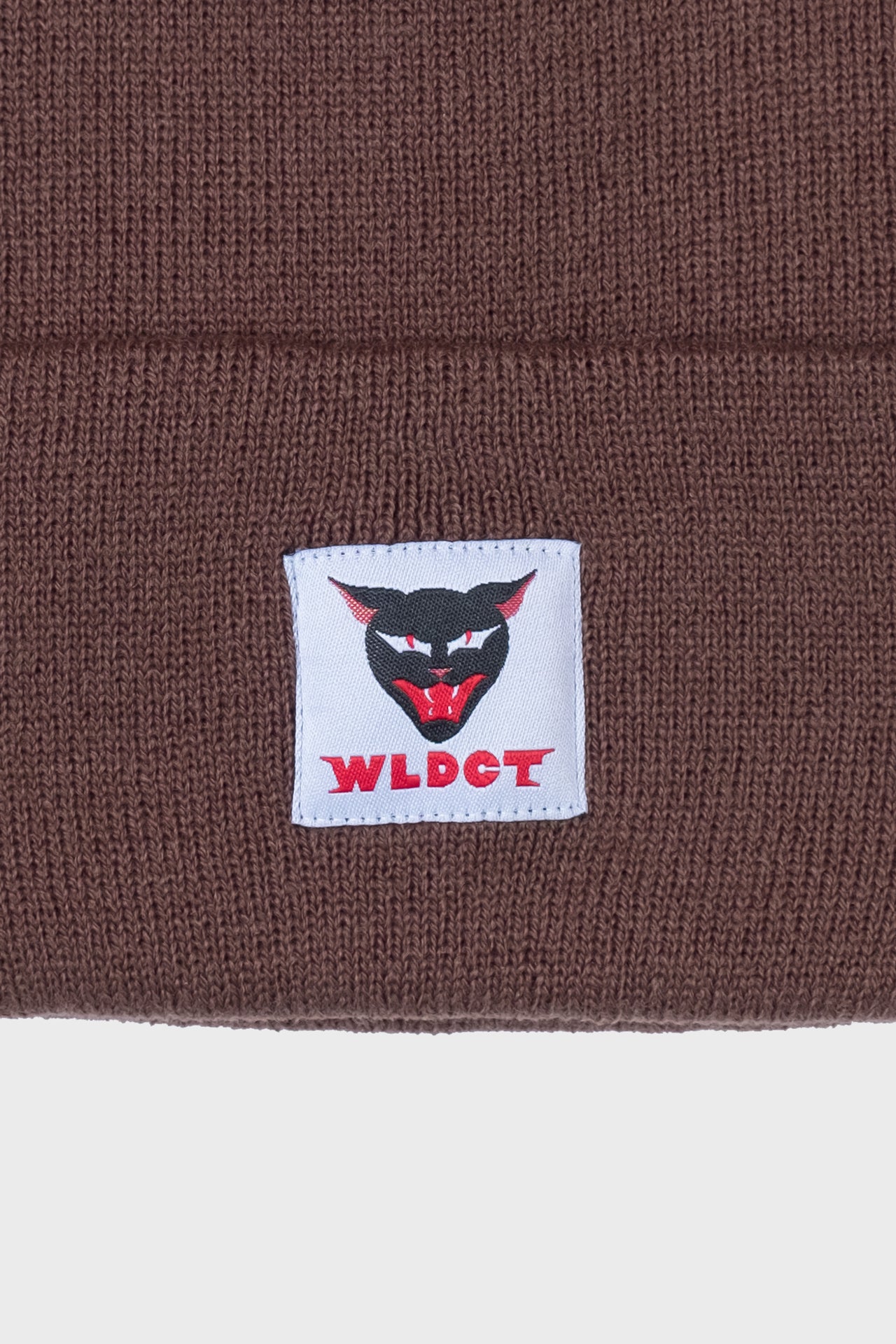 Brown WLDCT Luke Thomas Beanie Detail