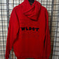 WLDCT Red Fleece Record Scratch Hoodie