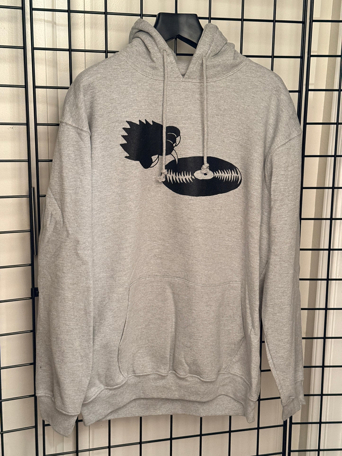 WLDCT Heather Grey Fleece Record Scratch Hoodie