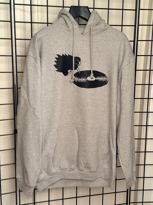 WLDCT Heather Grey Fleece Record Scratch Hoodie