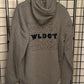 WLDCT Dark Heather Grey Fleece Record Scratch Hoodie