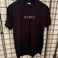 Standard fit Black WLDCT Chrome Biker Logo T-Shirt