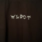 Standard fit Black WLDCT Chrome Biker Logo T-Shirt