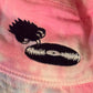 Light pink blue tie dye Record Scratch Embroidered Bucket Hat