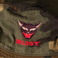Old school Camo Cat Head embroidery Bucket Hat