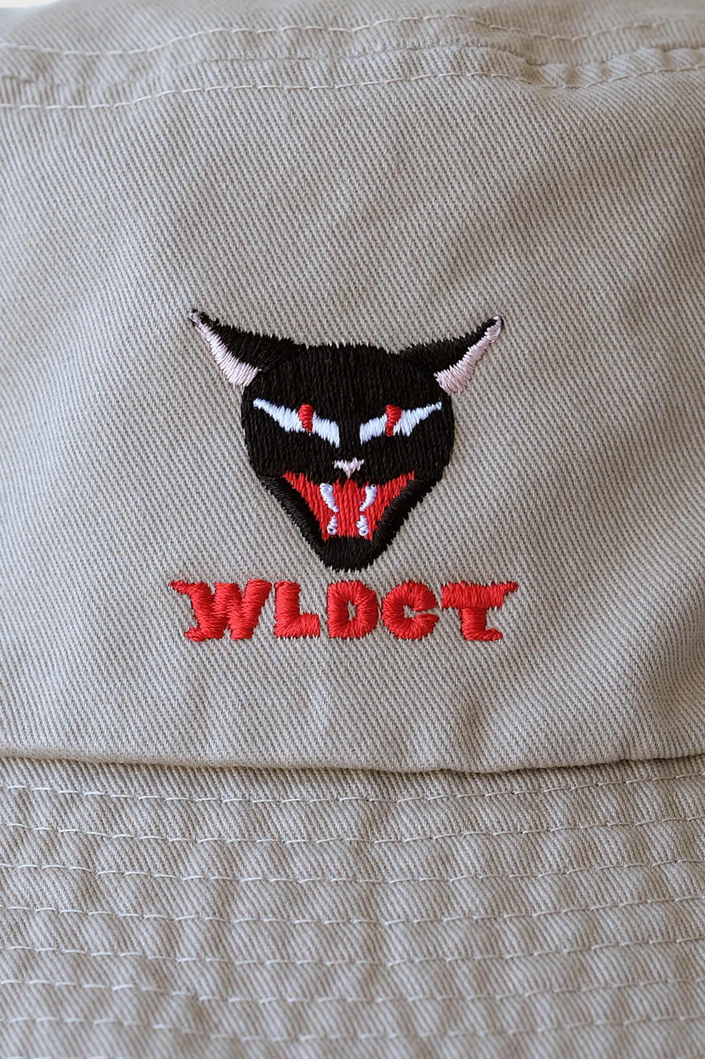 Tan WLDCT Embroidered Bucket Hat