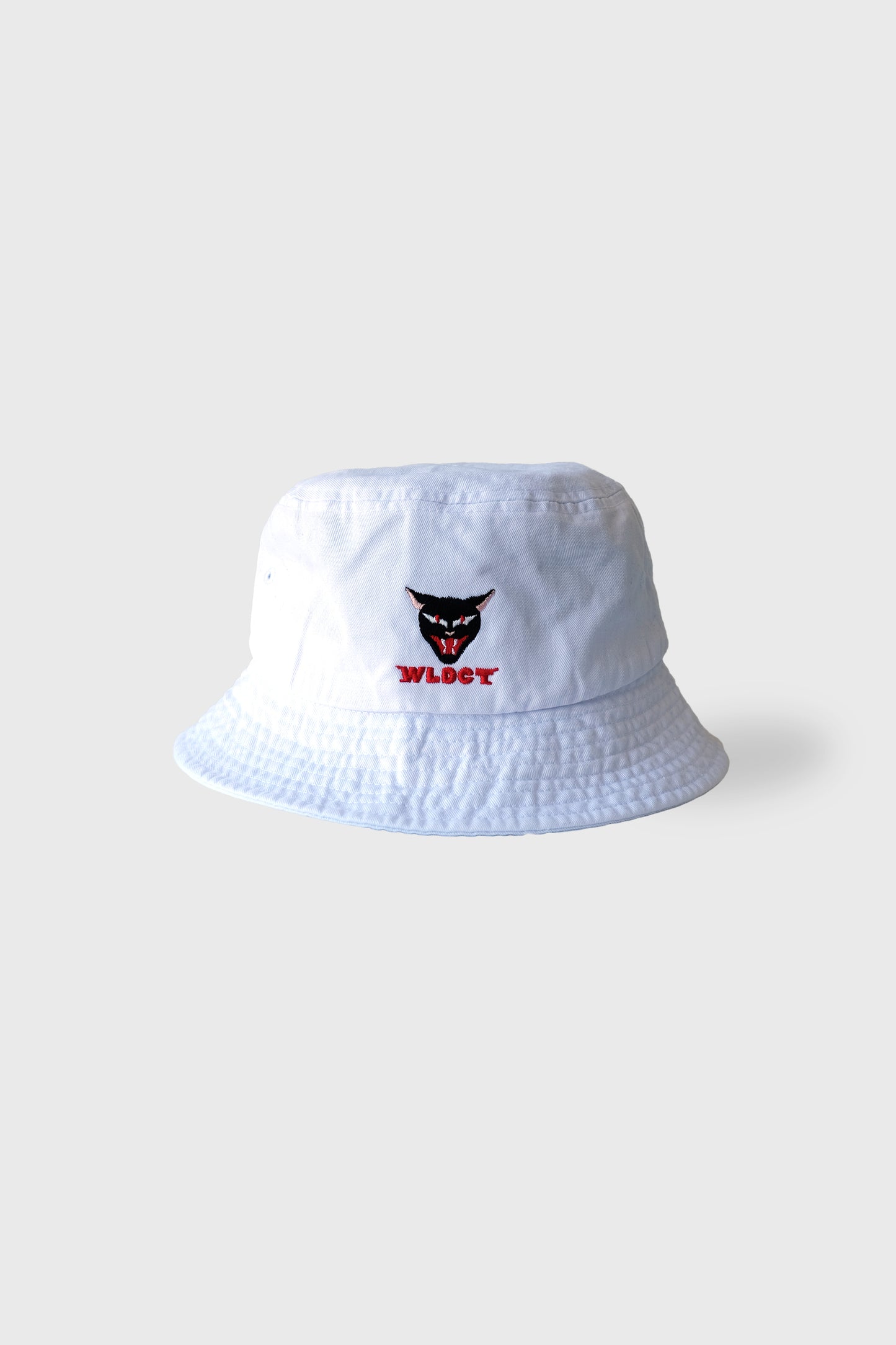 White WLDCT Embroidered Bucket Hat